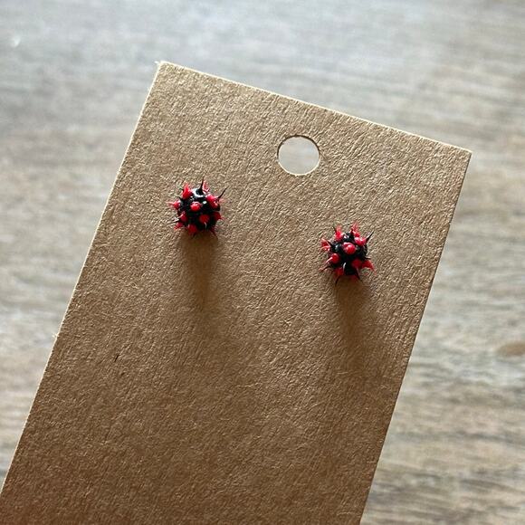 BOGO FREE SPIKEY VIRUS EARRINGS - Picture 1 of 4